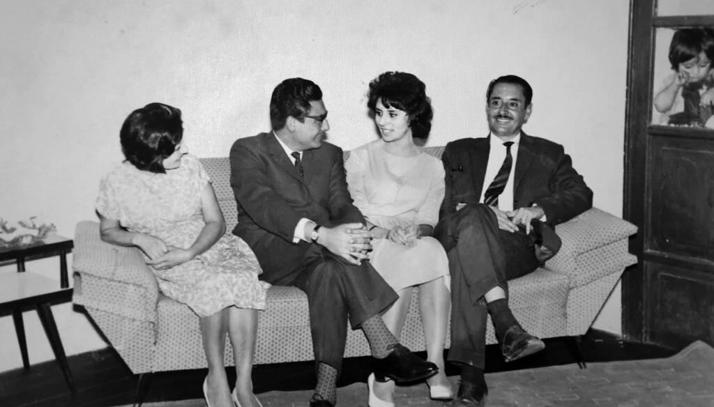 Chairman Gonzalo and Comrade Norah at their wedding, 1964