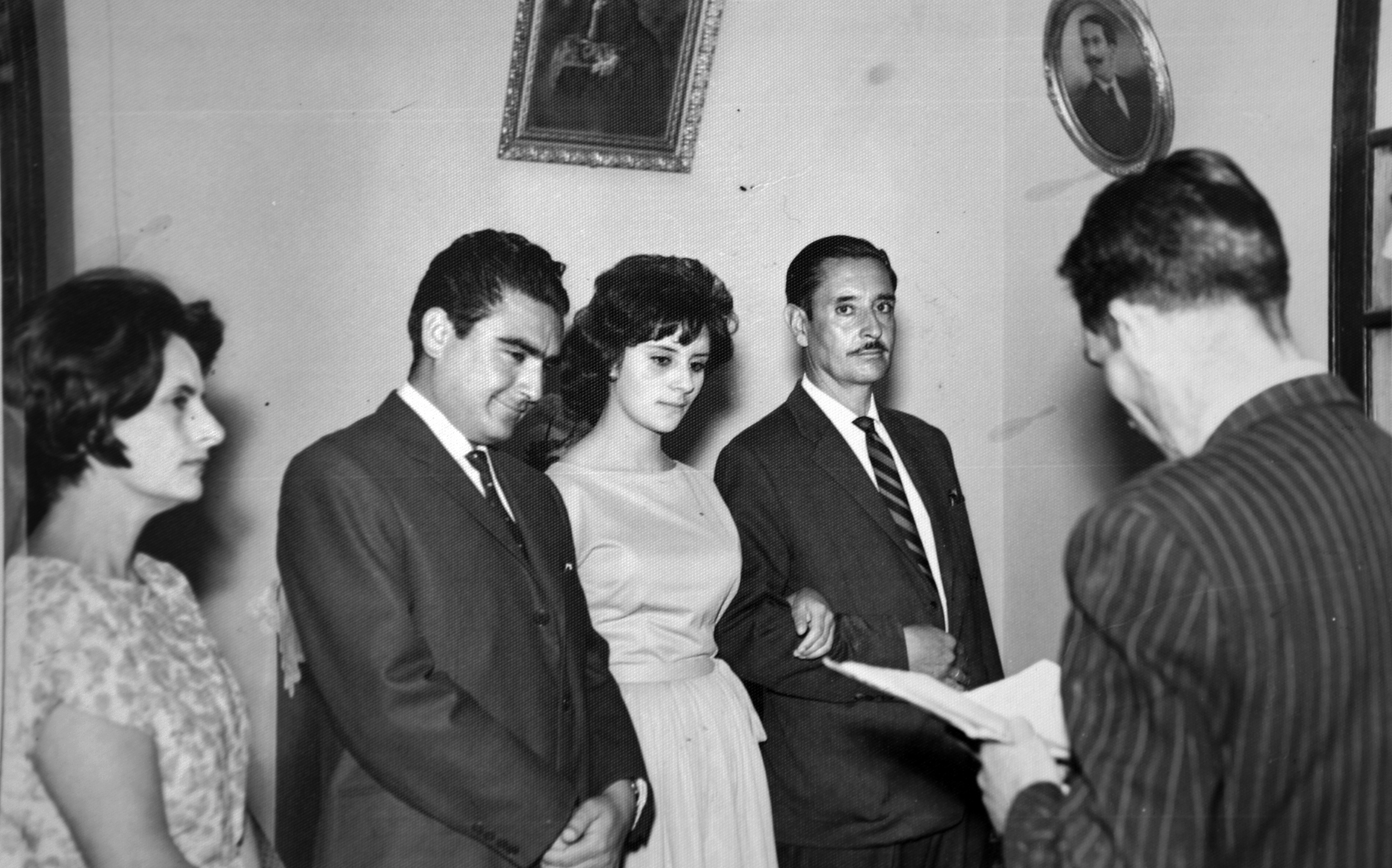Chairman Gonzalo and Comrade Norah at their wedding, 1964